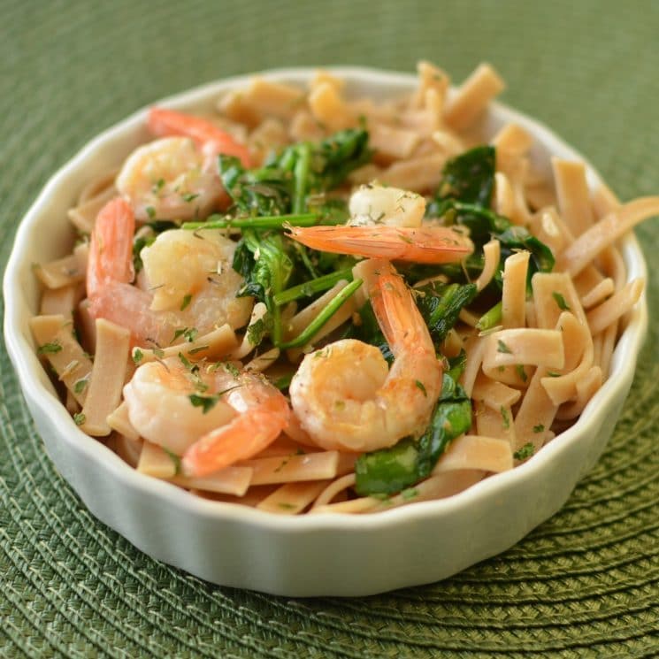 Lemon-Dill Shrimp and Pasta - Super Healthy Kids